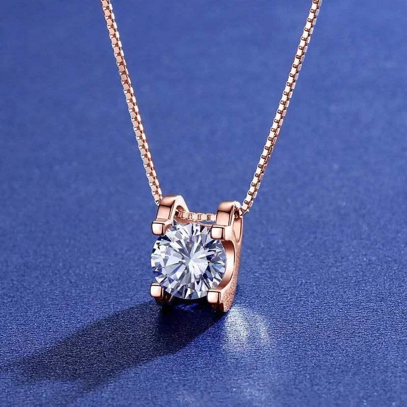 Colar com Pingente de Moissanite - Elayzan